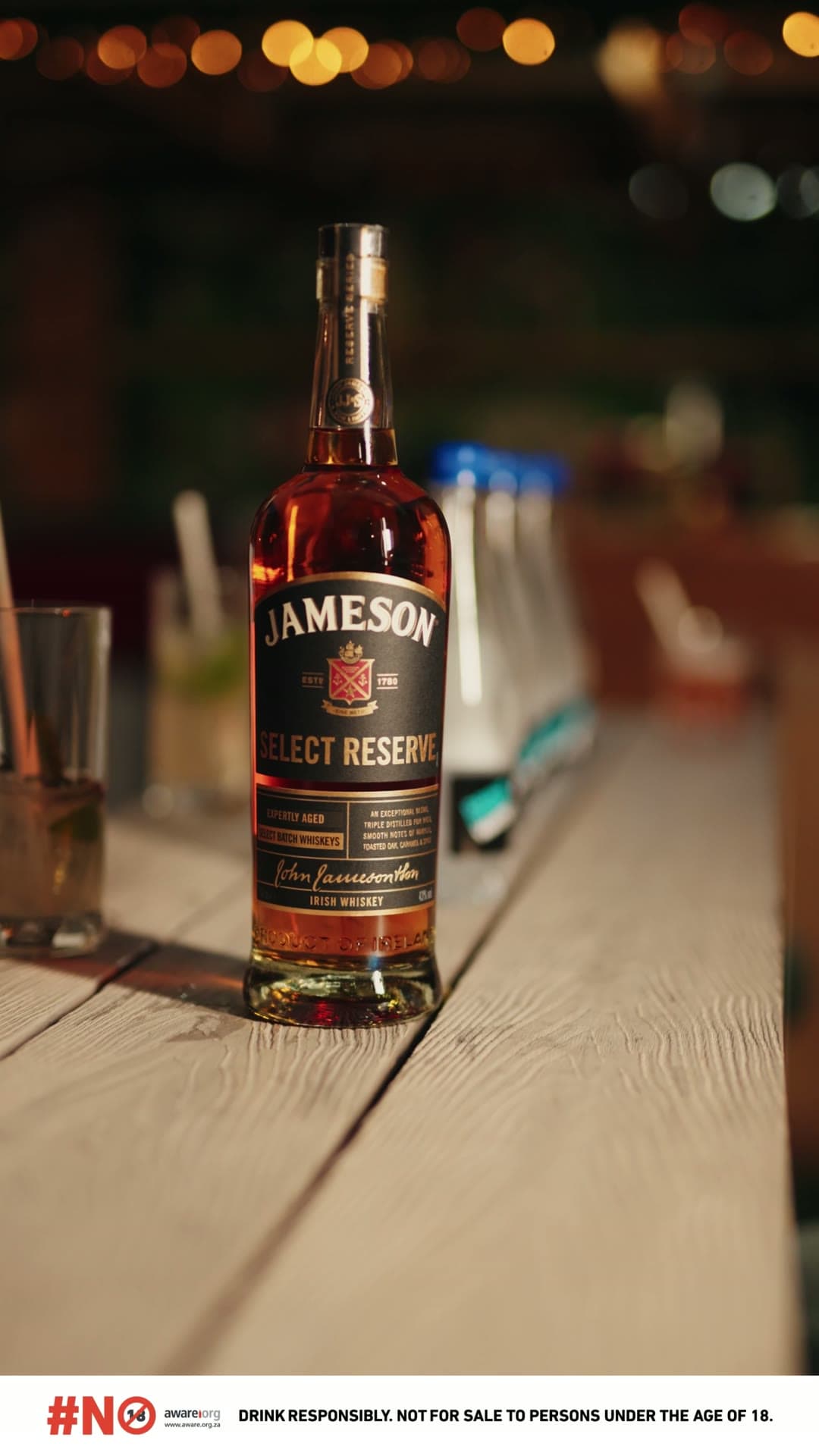 Guests at Jameson's festive installation